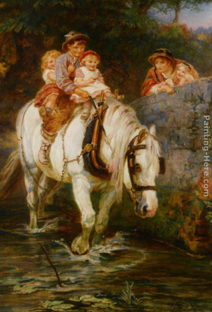 Hold Tight painting - Frederick Morgan Hold Tight art painting